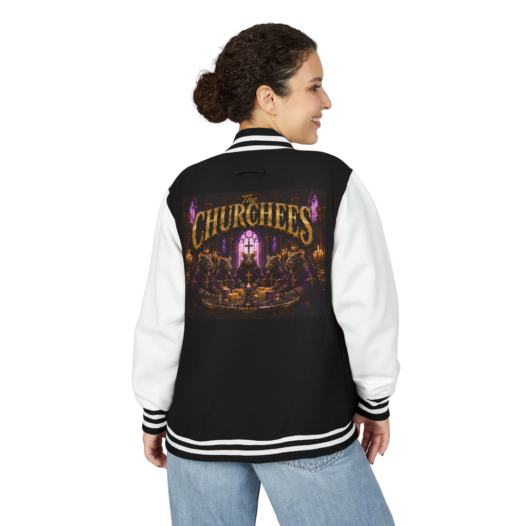 Letterman Jacket — The Churchees Gothic Band Varsity Jacket