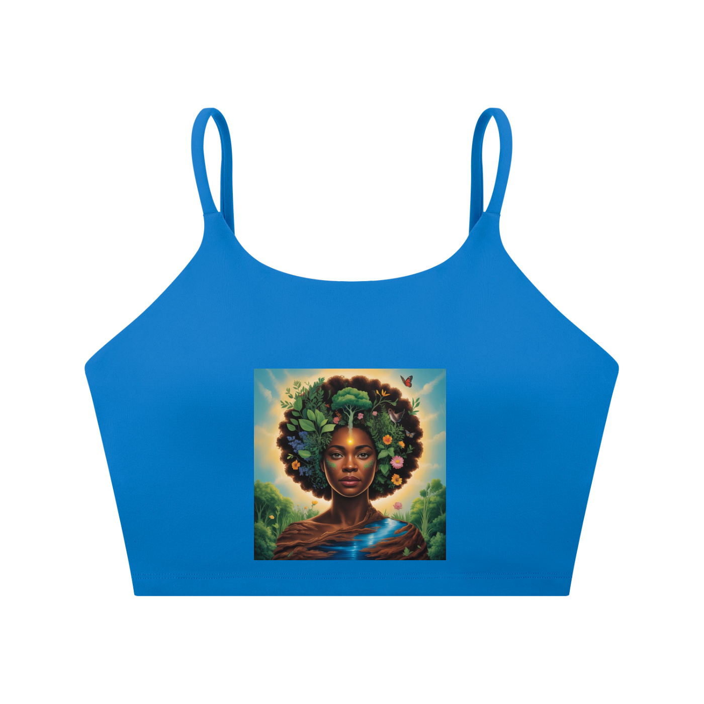 Spaghetti Strap Yoga Sports Bra