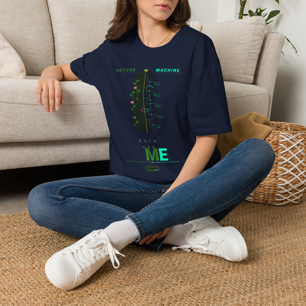 Nature Machine T-Shirt — Eco Tech Graphic Tee