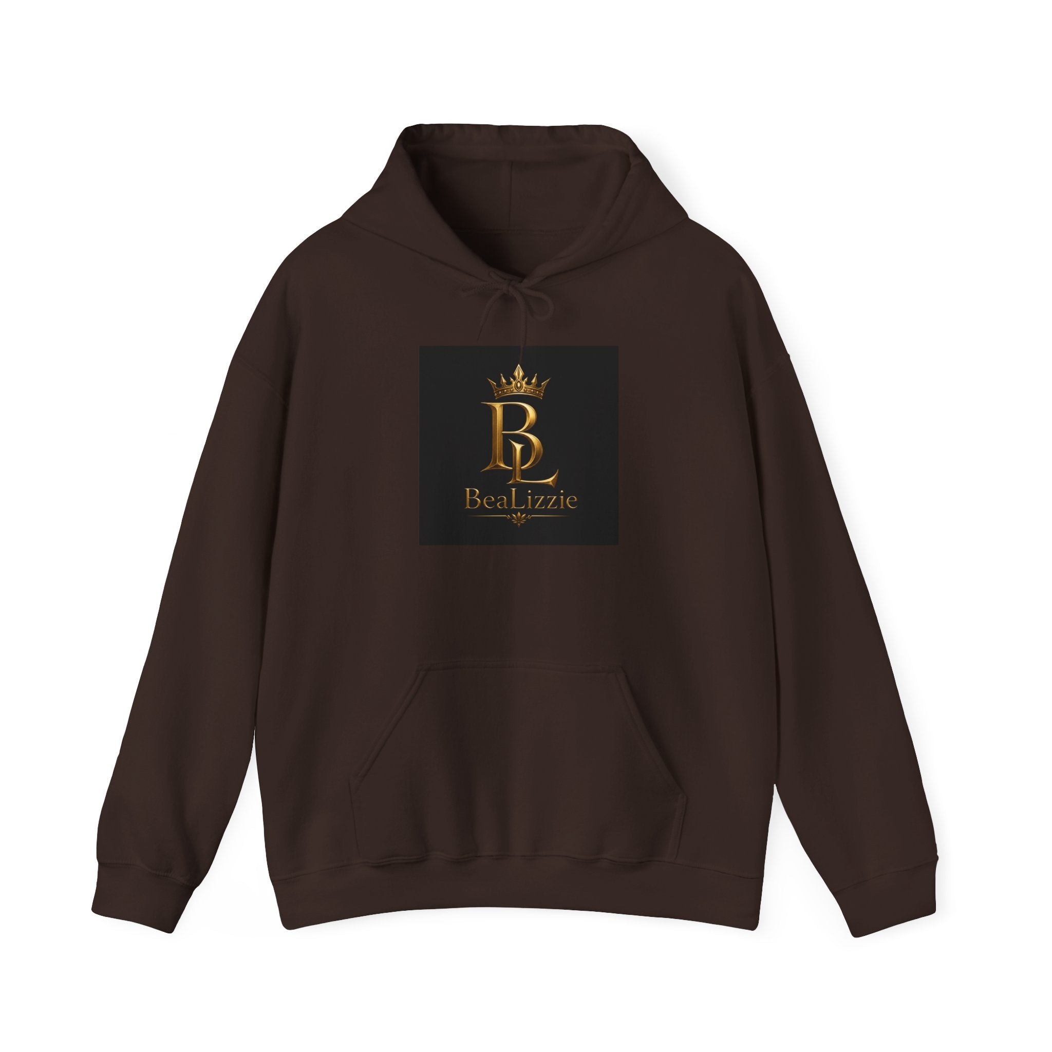 Royal B&L Logo Hoodie — Gold Crown Luxury Pullover