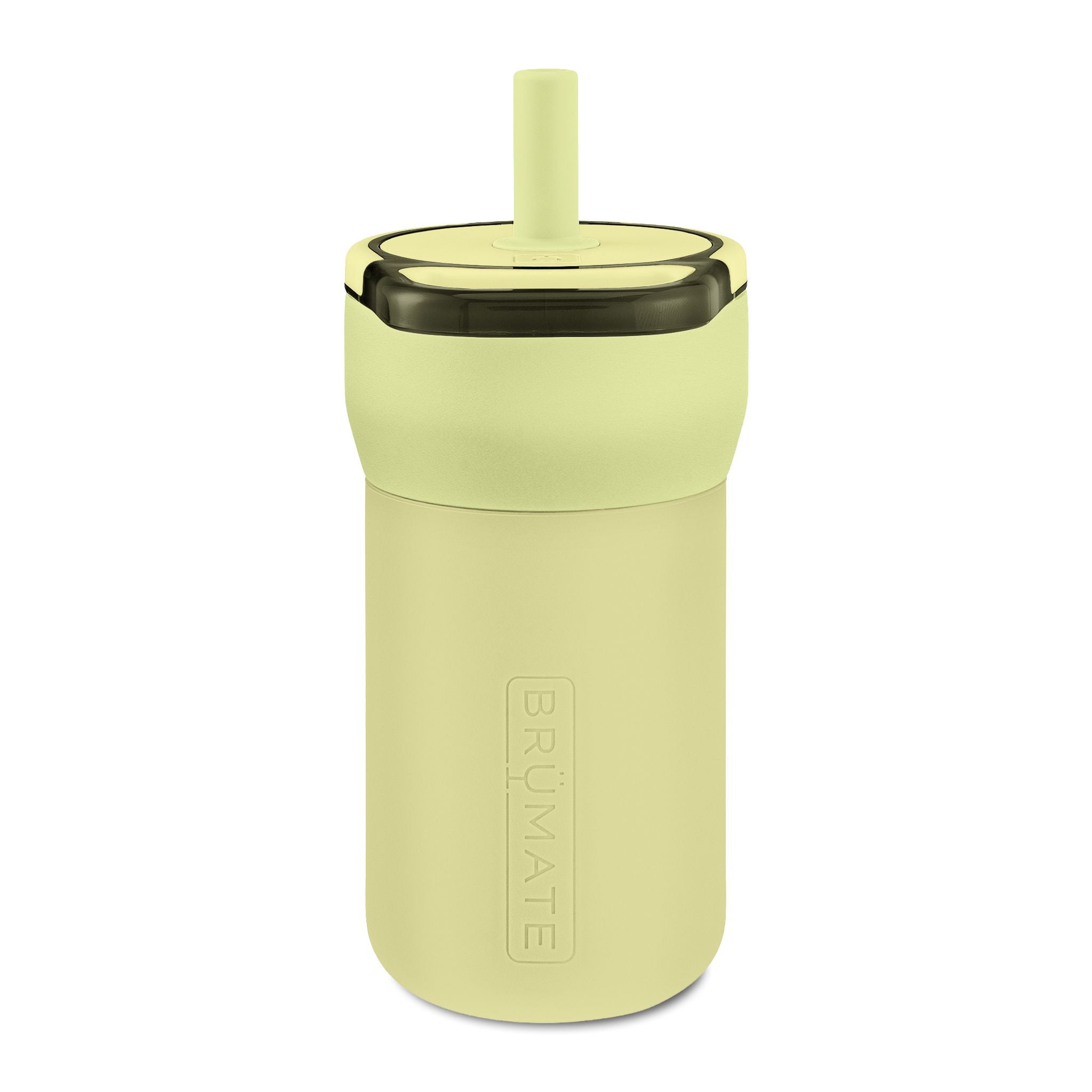 Kids 12oz Leakproof Straw Tumbler — Engraved Nature Icons, Child-Friendly Travel Cup