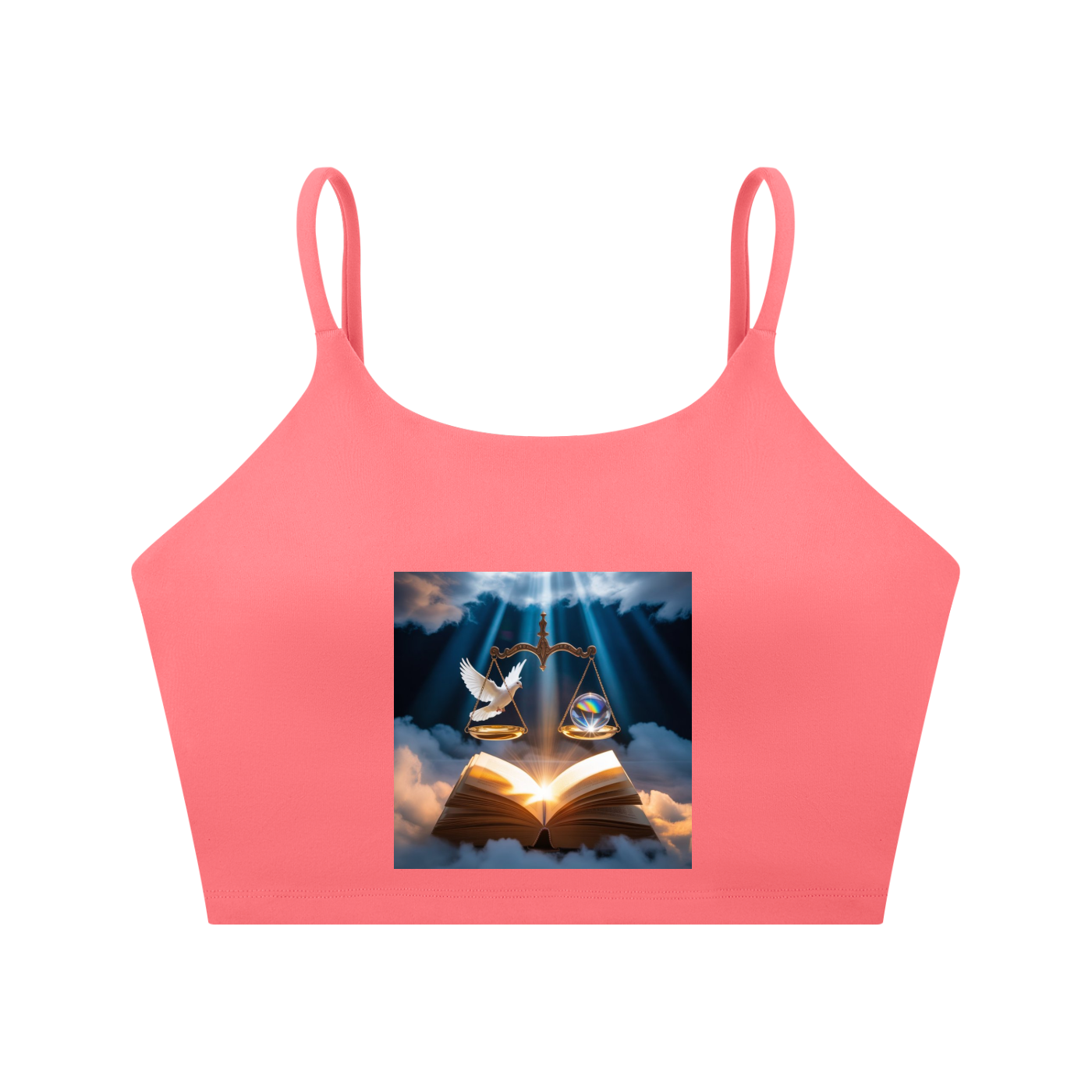 Spaghetti Strap Yoga Sports Bra