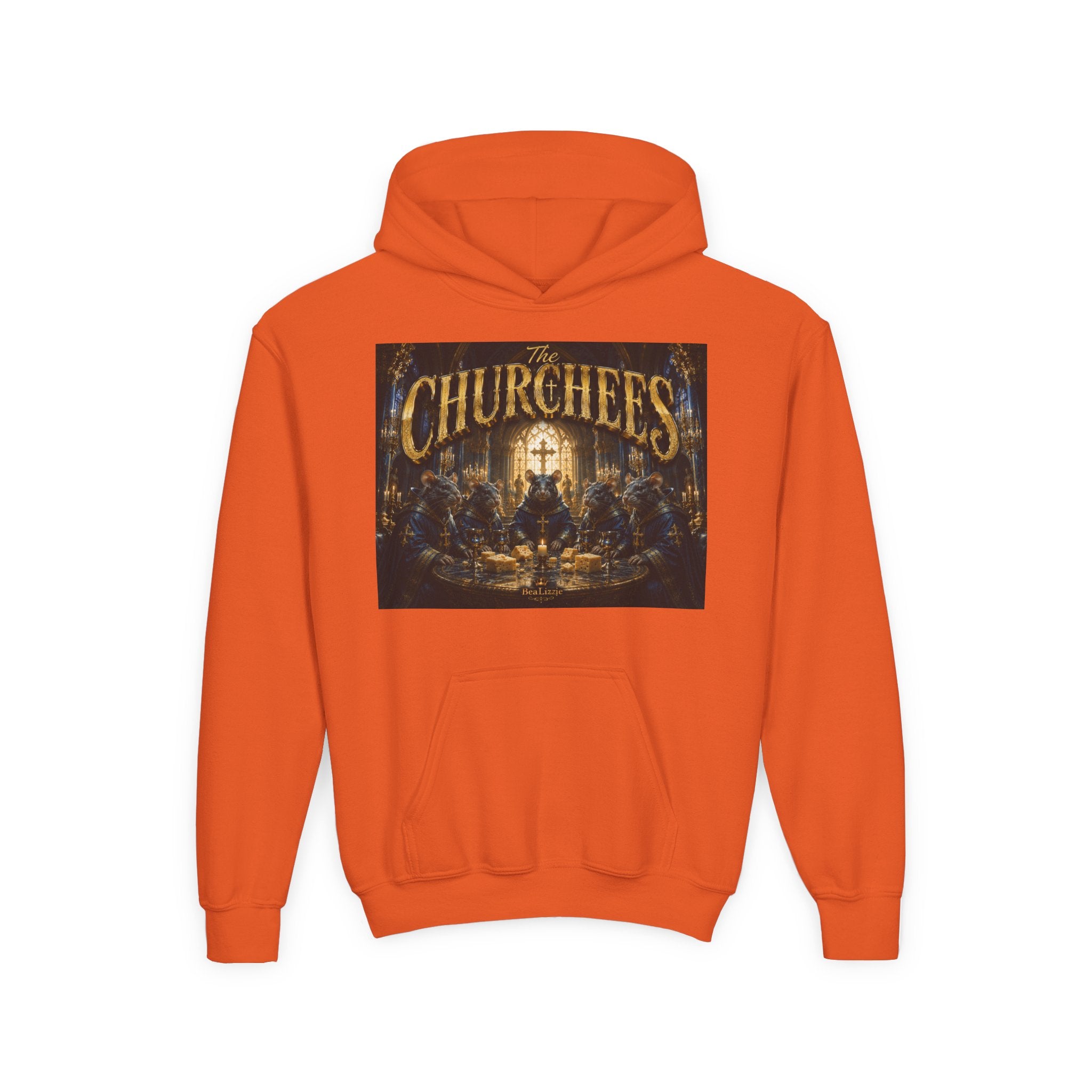 Youth Hoodie — 'CHURCHEES' Graphic Sweatshirt