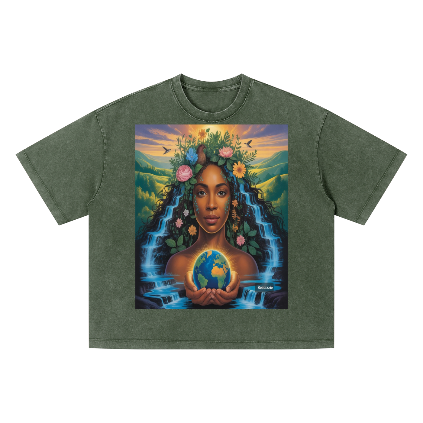 Unisex Vintage Wash Boxy T-Shirt