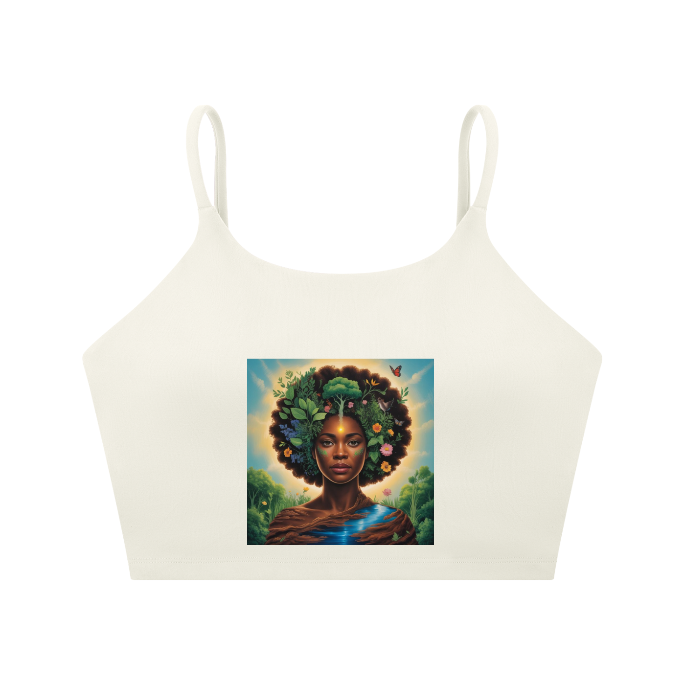 Spaghetti Strap Yoga Sports Bra
