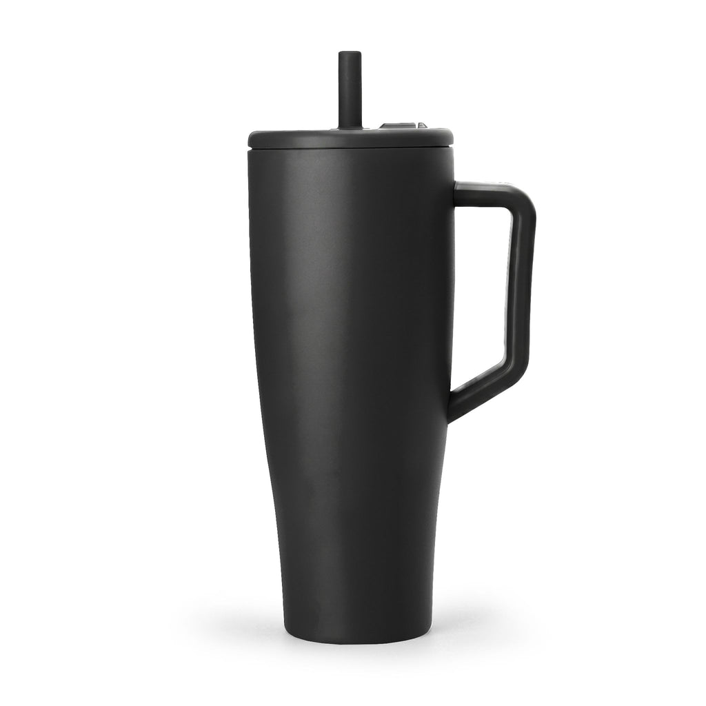 40oz Engraved Insulated Tumbler with Lid & Handle — Travel Mug for Work, Gym & Outdoors