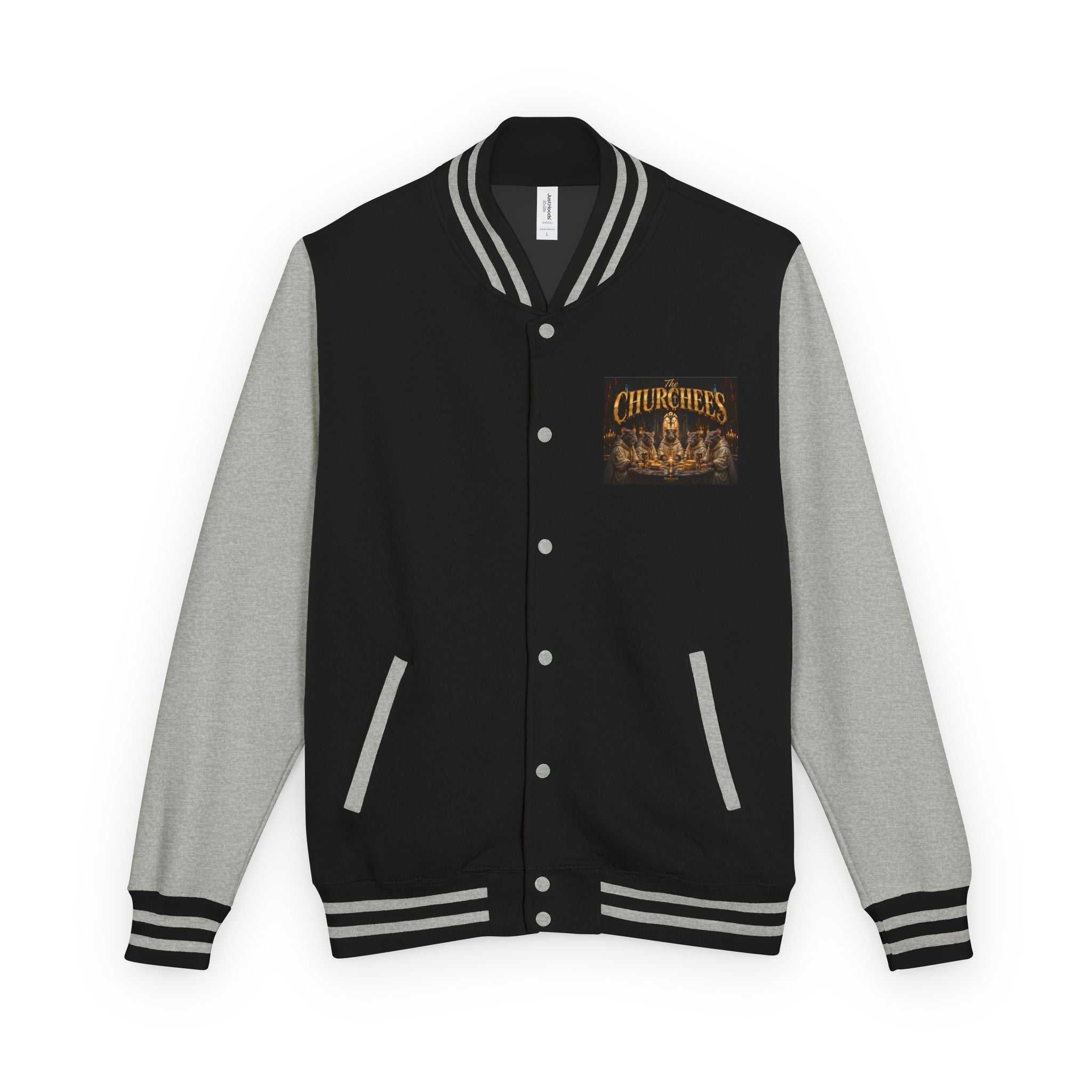 Letterman Jacket — 'The Churchees' Vintage Horror Band Varsity Jacket