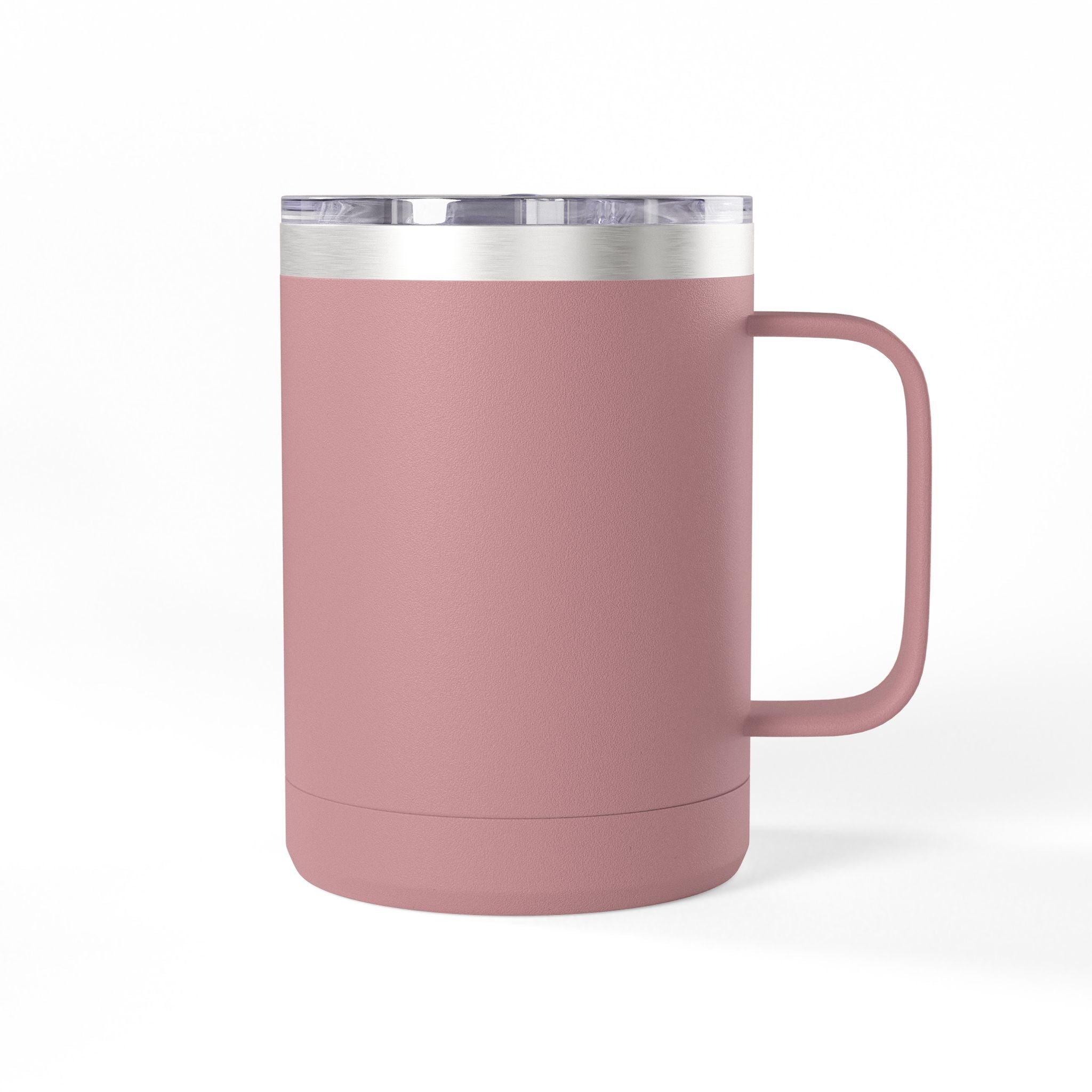 15oz Travel Mug — Purple Floral Anchor