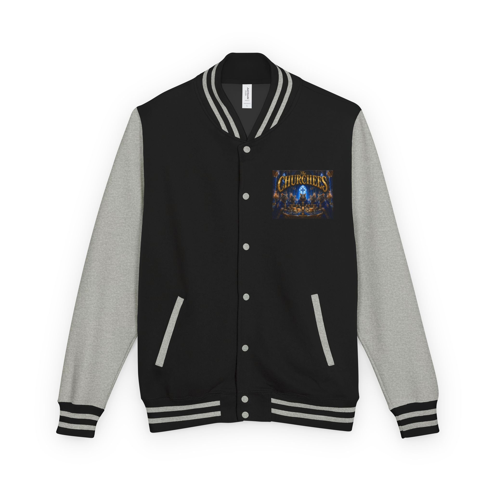 The Churchees Logo Letterman Jacket — Retro Band Varsity Jacket