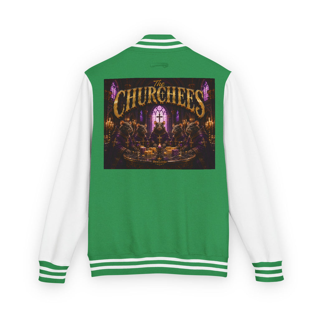 Letterman Jacket — The Churchees Gothic Band Varsity Jacket