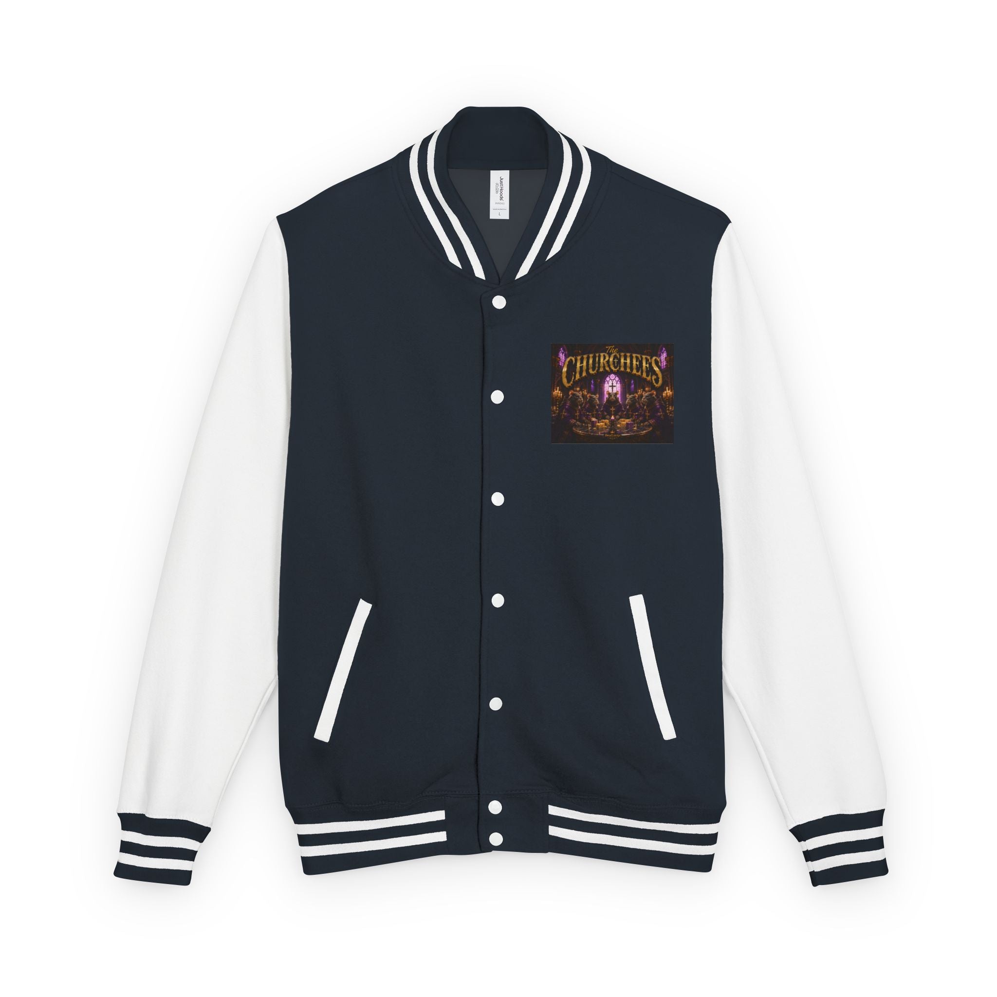 Letterman Jacket — The Churchees Gothic Band Varsity Jacket
