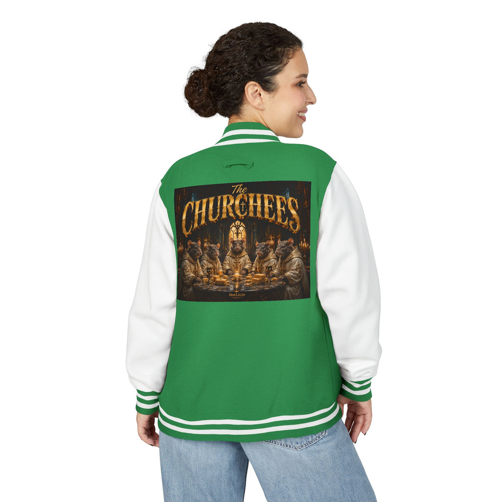 Letterman Jacket — 'The Churchees' Vintage Horror Band Varsity Jacket