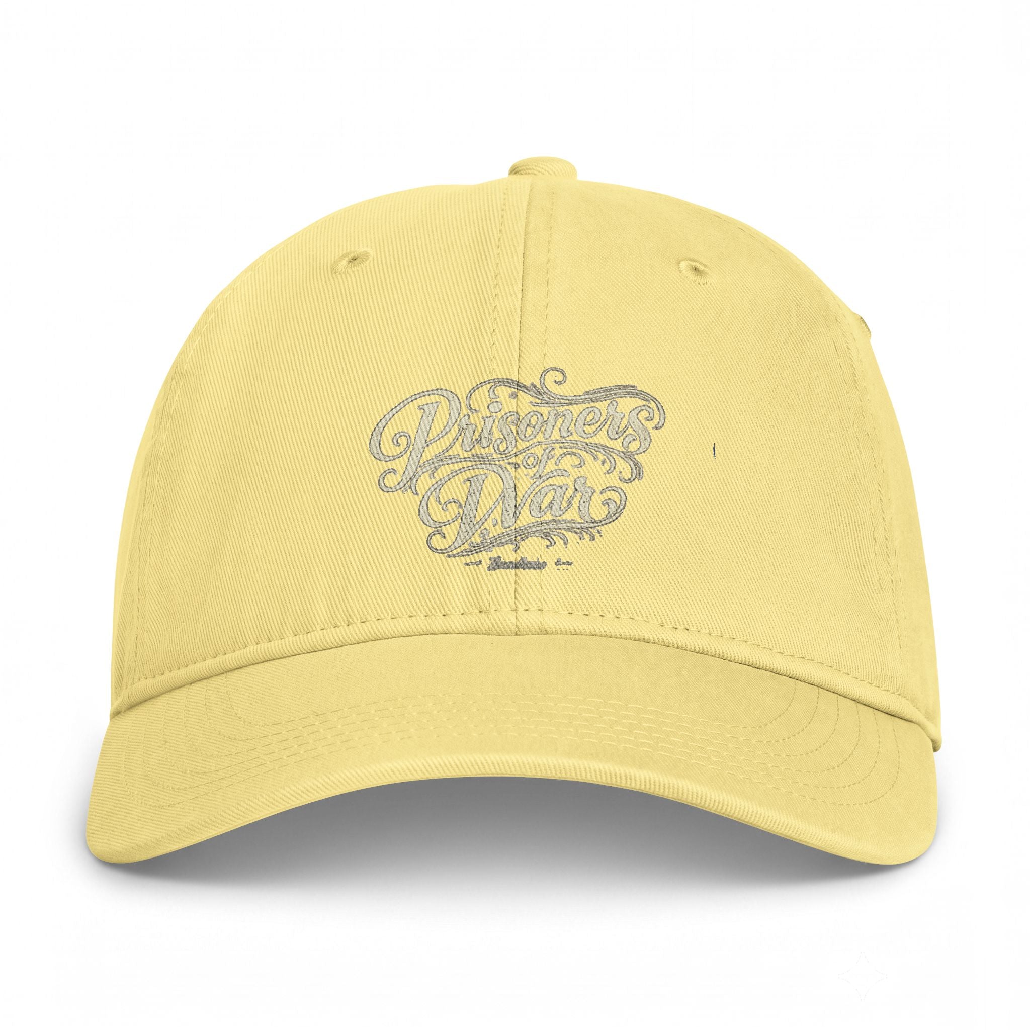 Washed Coastal Cap — Vintage Script Beach Hat