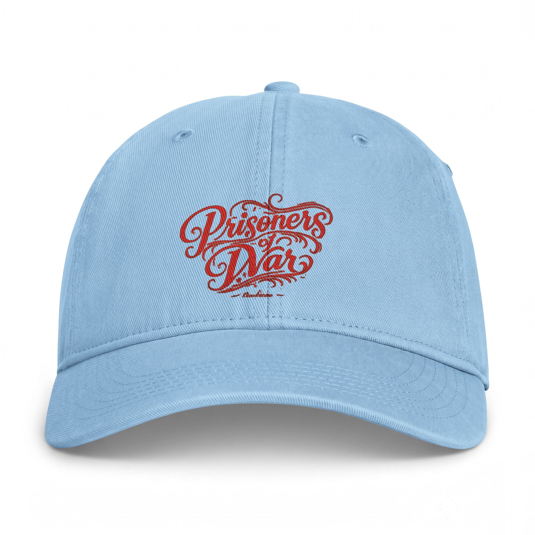 Washed Baseball Cap — "Endless Days" Coastal Retro Script Embroidered Hat
