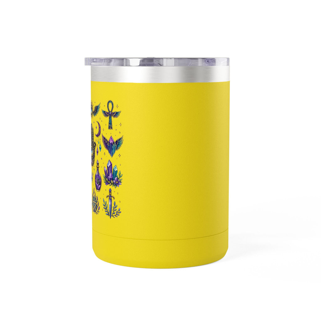 15oz Travel Mug — Purple Floral Anchor