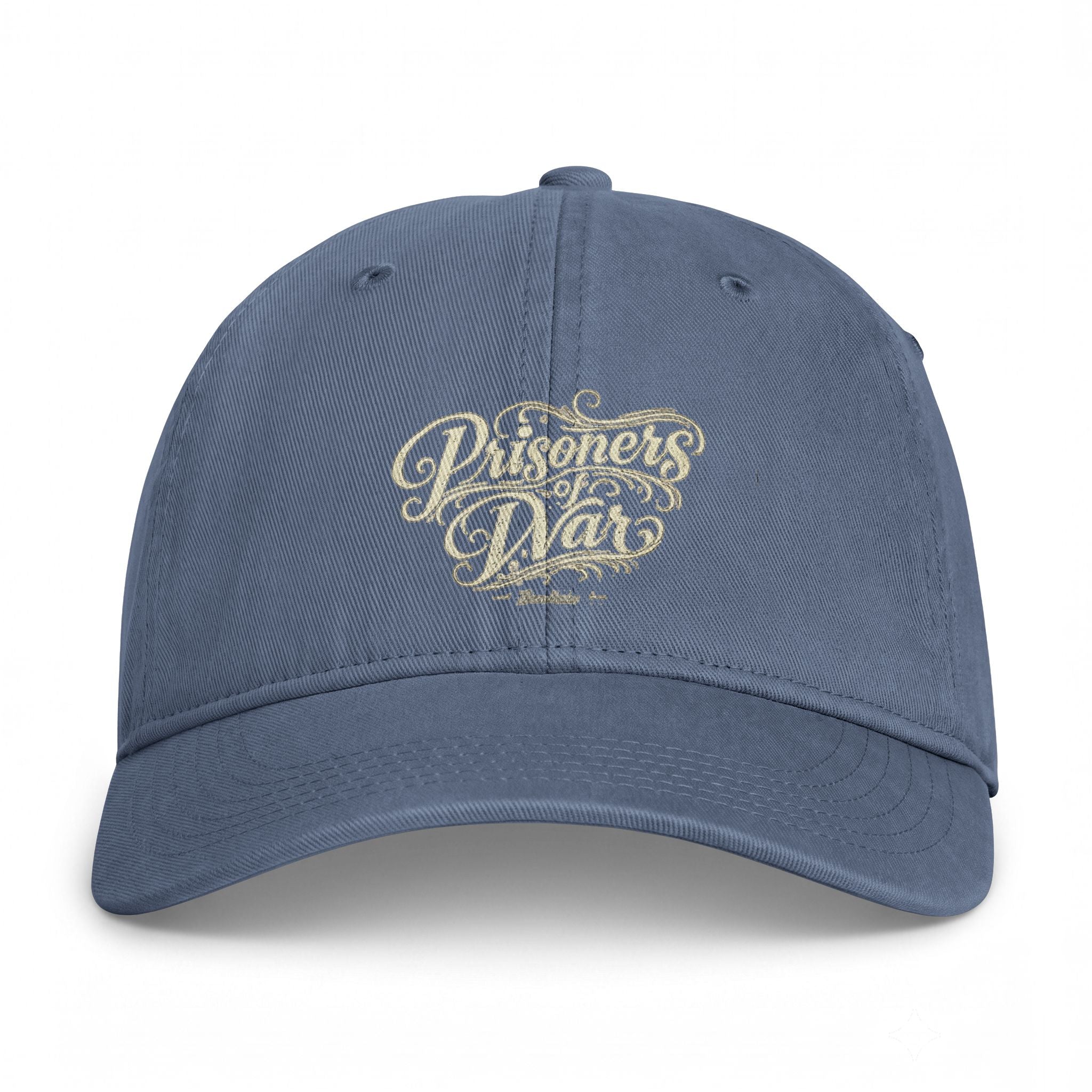 Washed Coastal Cap — Vintage Script Beach Hat