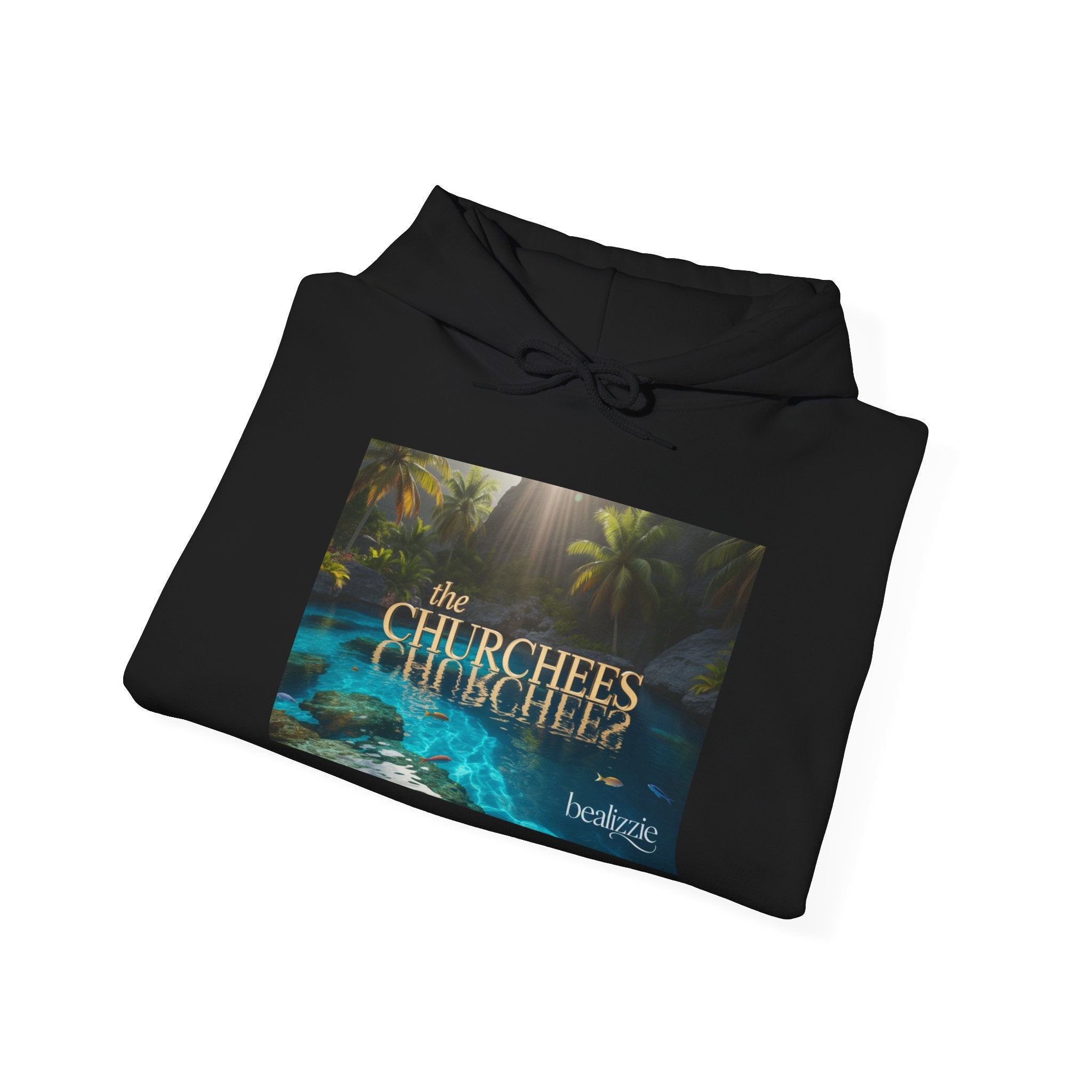 Hoodie — The Churchbees Tropical Night Graphic Hoodie