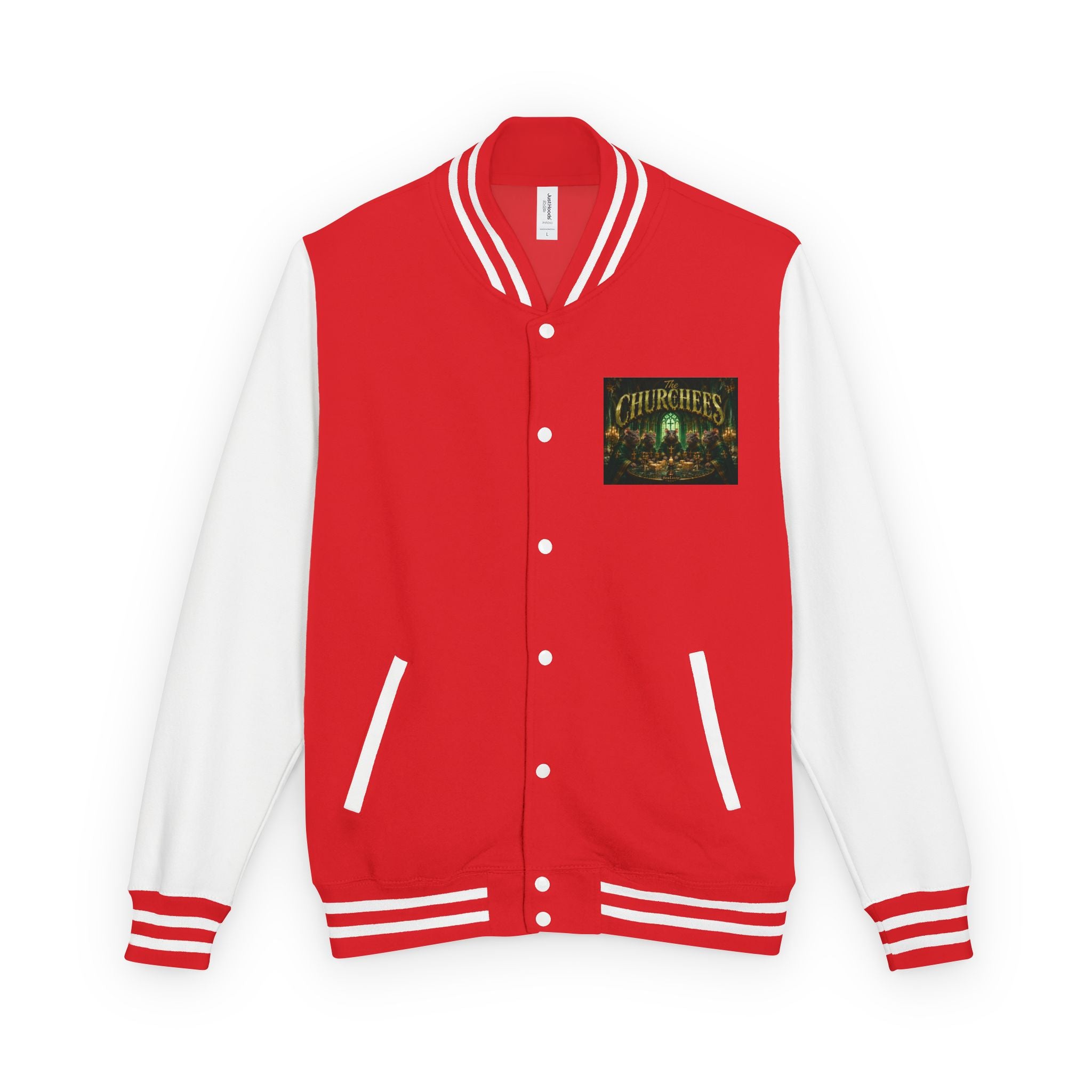 Letterman Jacket — The Churchers Band Logo Varsity Jacket