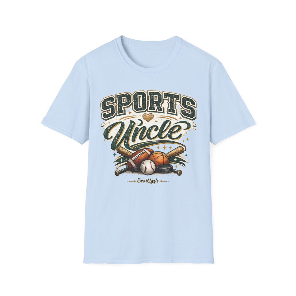 Sports Uncle T-Shirt — Vintage Athletic Design (Baseball, Football, Basketball)