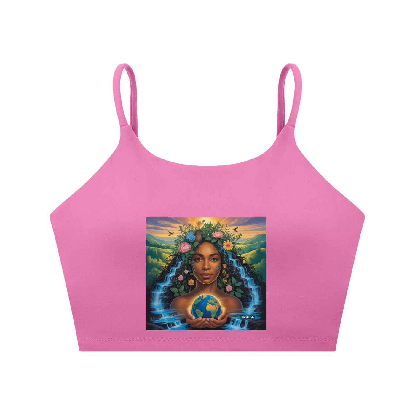 Spaghetti Strap Yoga Sports Bra