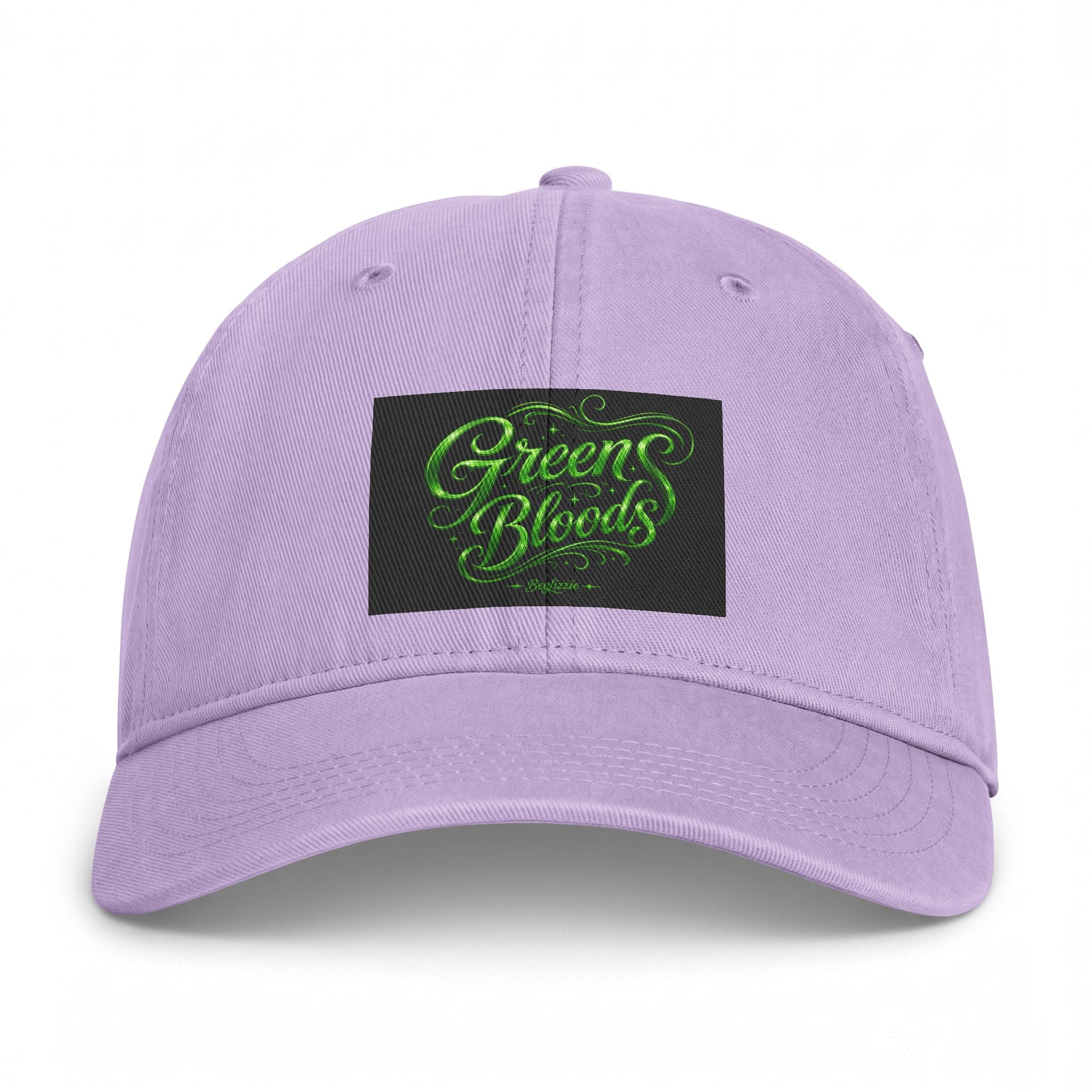 Green Bloods Script Cap — Washed Coastal Dad Hat