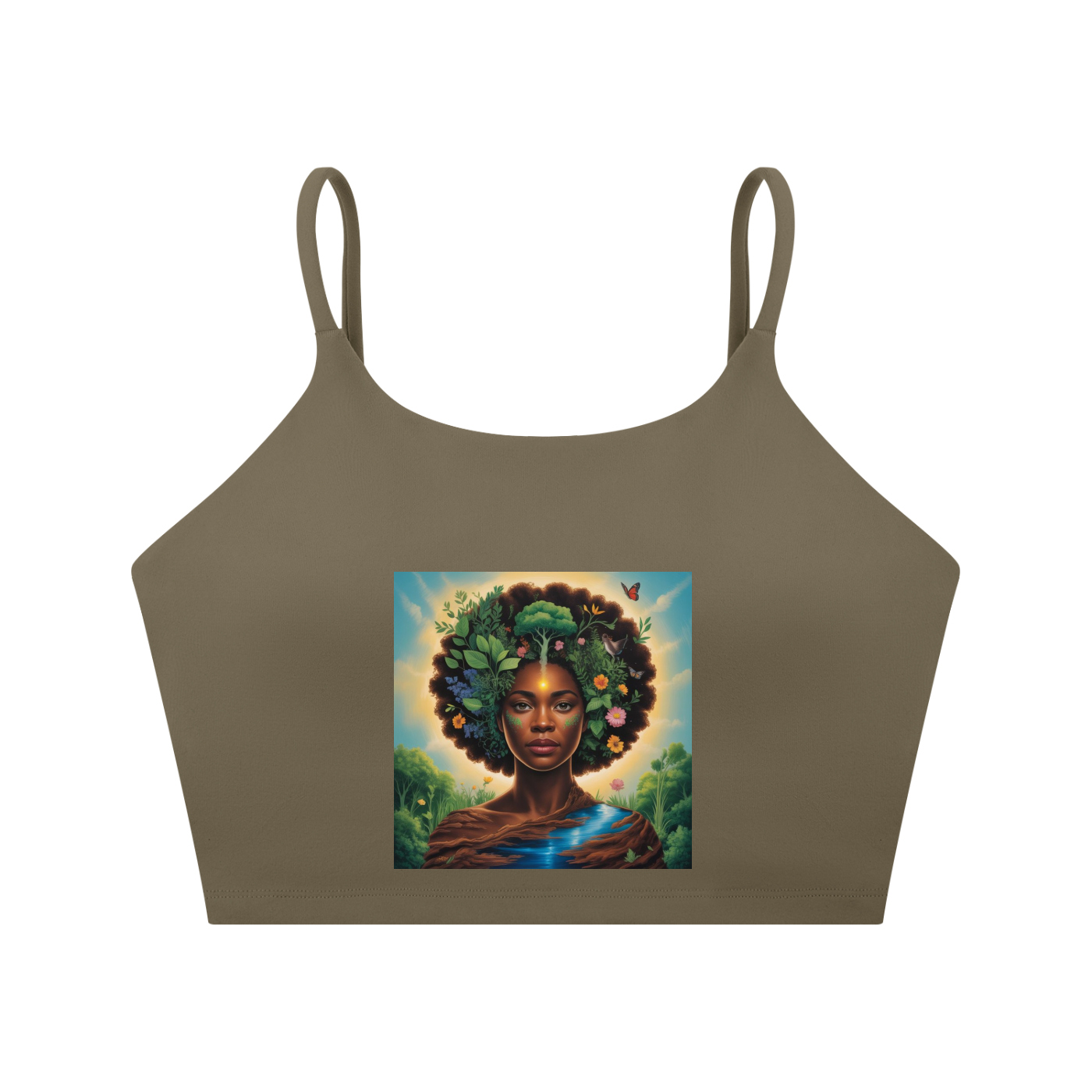 Spaghetti Strap Yoga Sports Bra