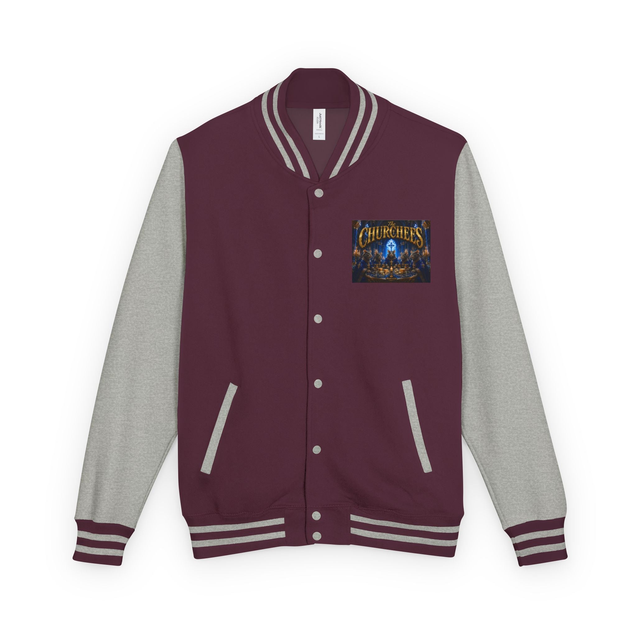 The Churchees Logo Letterman Jacket — Retro Band Varsity Jacket