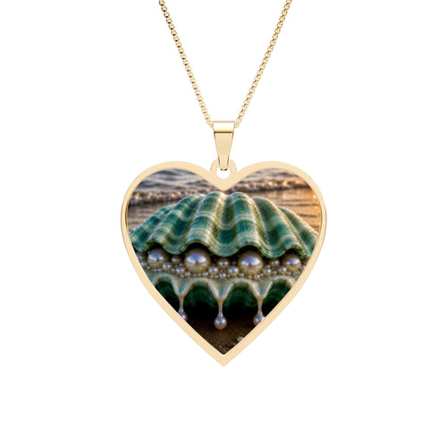 Heart Photo Pendant Necklace — Personalized Heart Frame Photo Locket