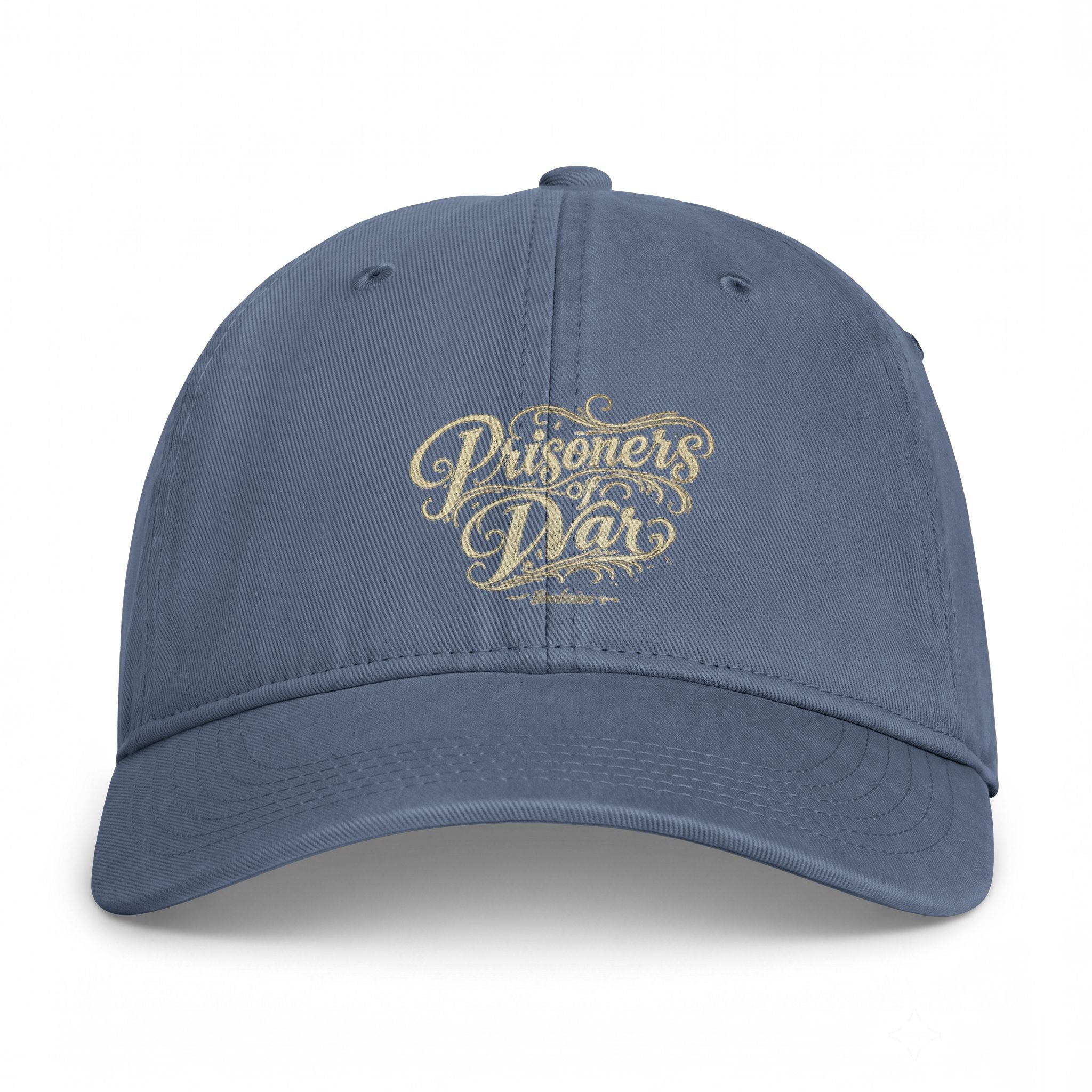 Coastal Washed Cap — Vintage Script Beach Dad Hat