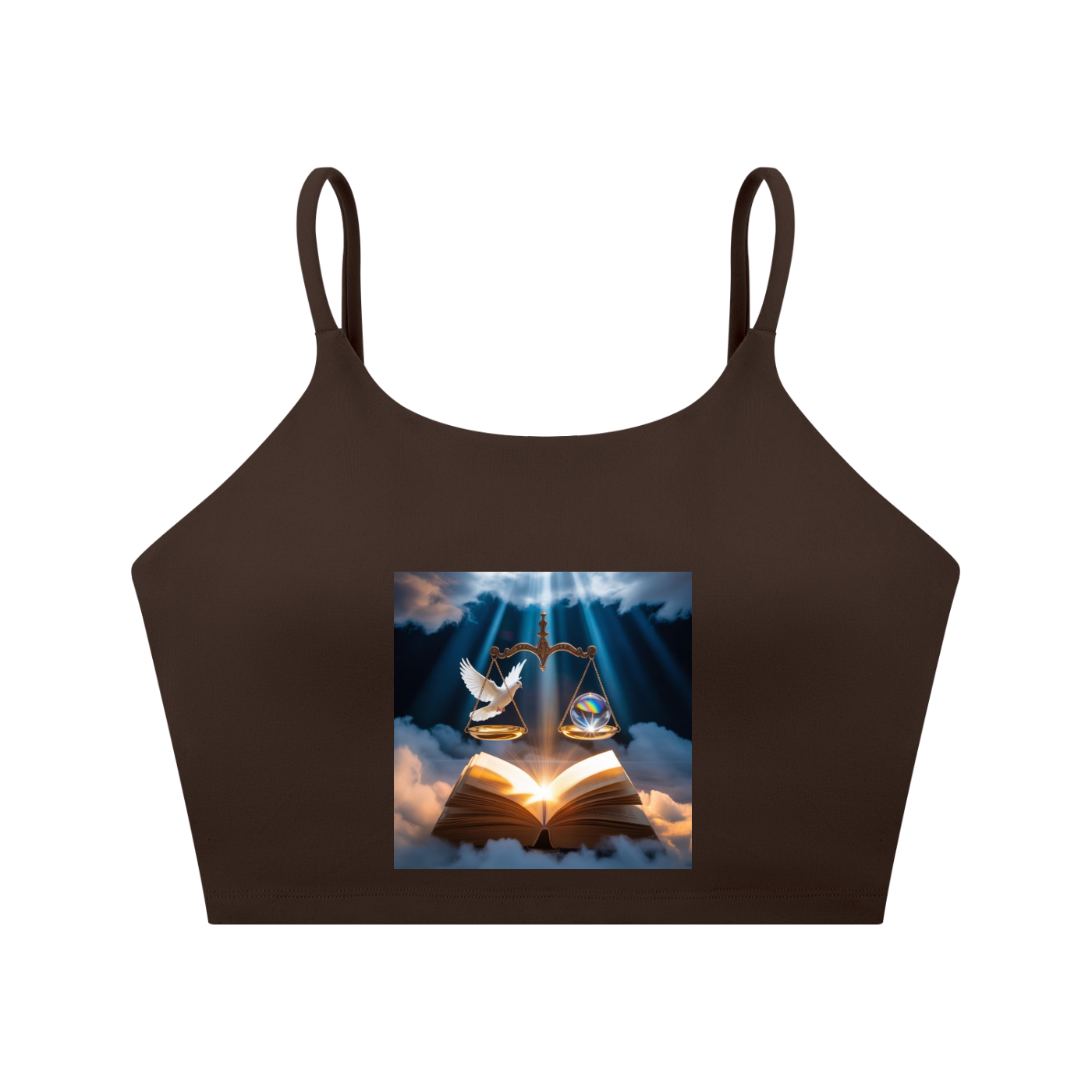 Spaghetti Strap Yoga Sports Bra