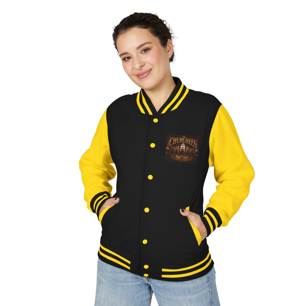 Letterman Jacket — The Churchees Vintage Band Logo Varsity Jacket