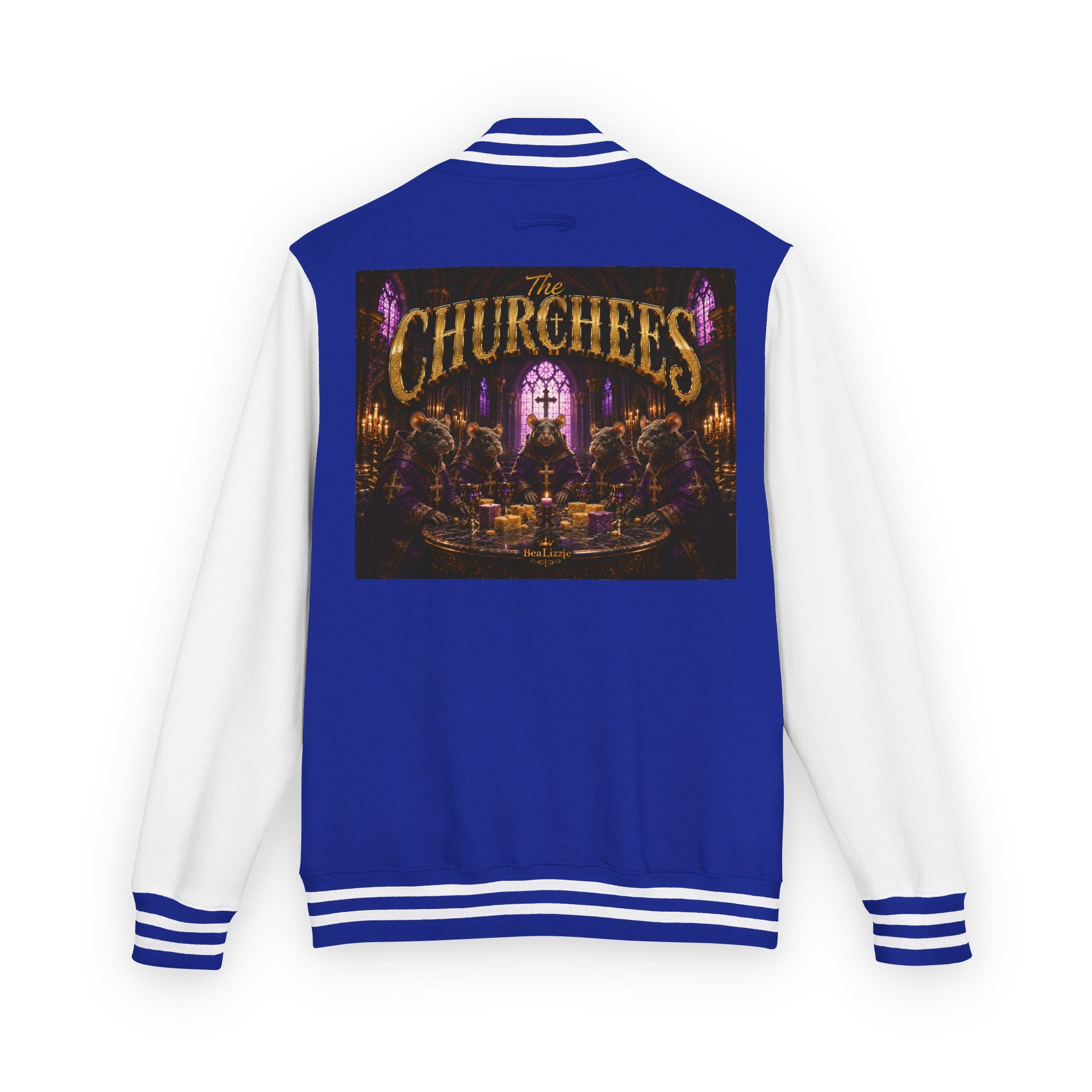Letterman Jacket — The Churchees Gothic Band Varsity Jacket