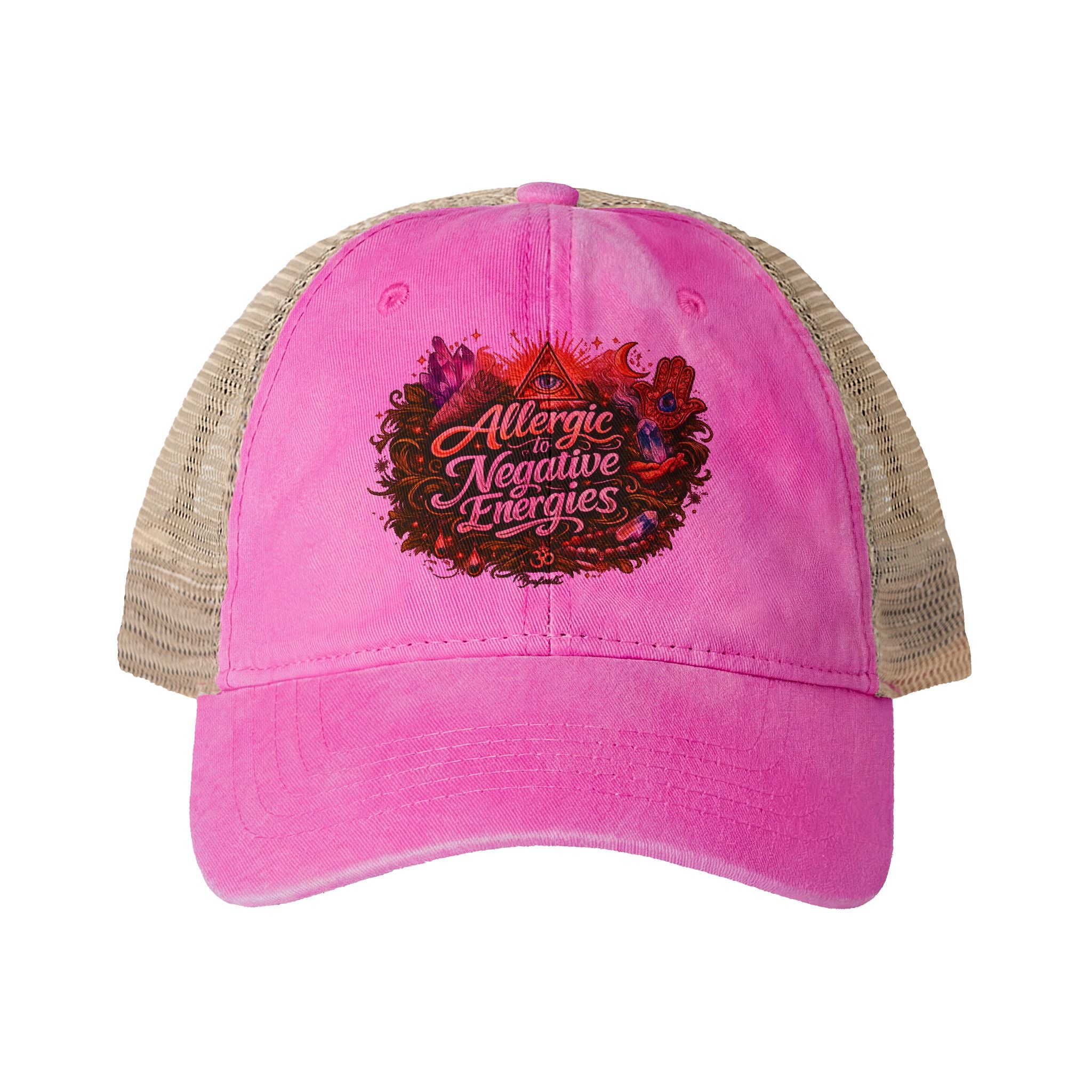 Women's Washed Mesh-Back Cap