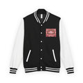 Letterman Jacket — Pink 'Churchees' Vintage Dinner Graphic