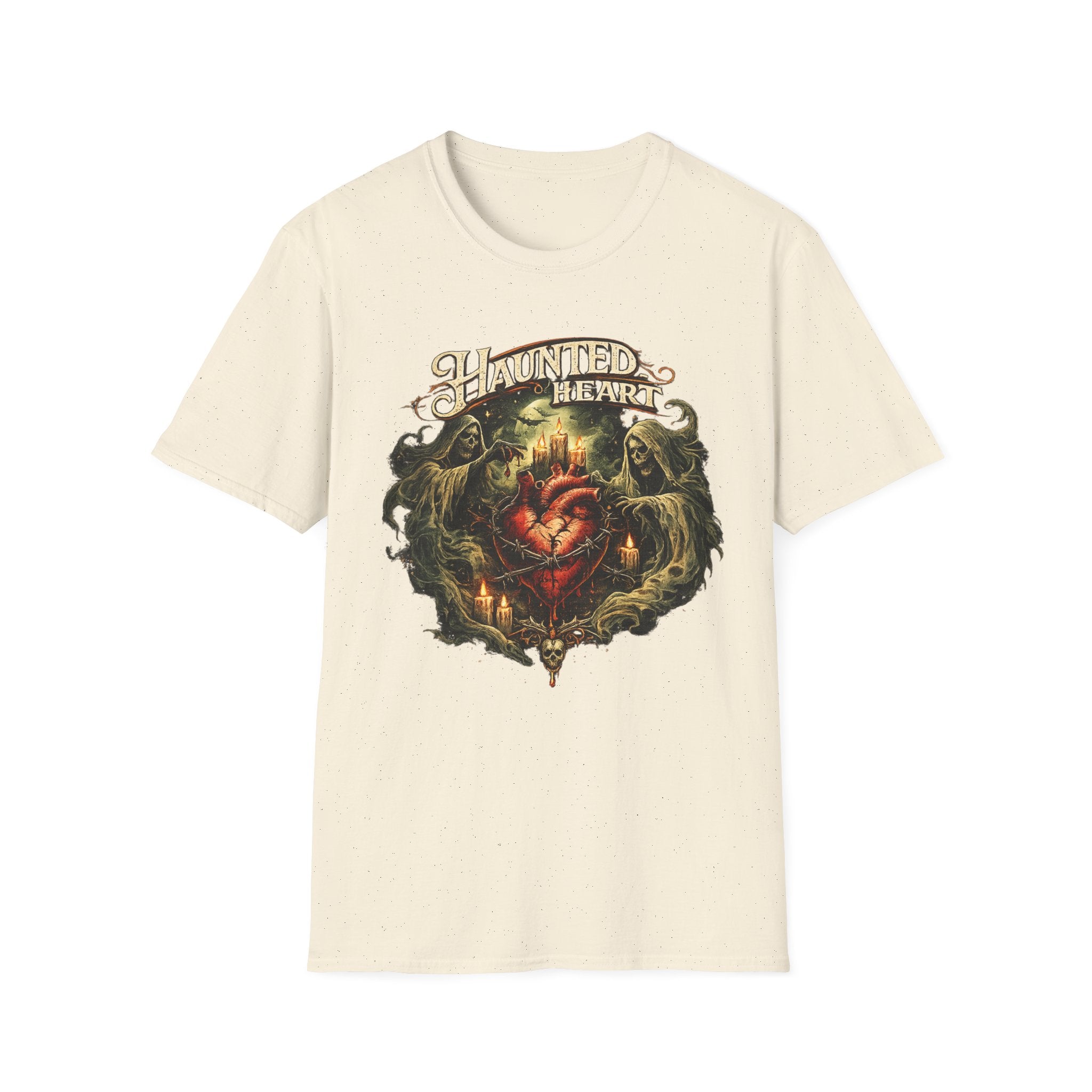 Haunted Heart T-Shirt — Gothic Haunted Heart Vintage Horror Tee