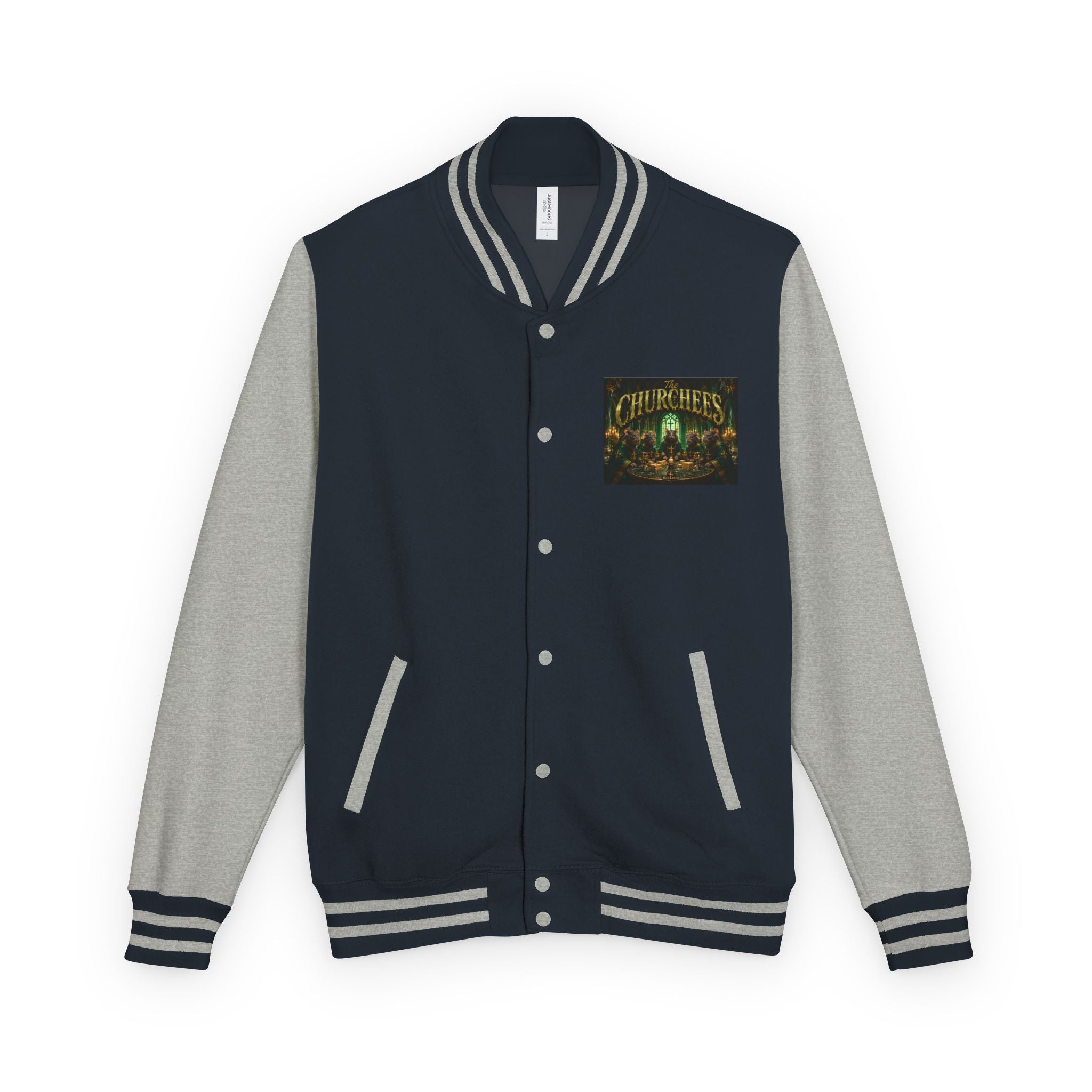 Letterman Jacket — The Churchers Band Logo Varsity Jacket