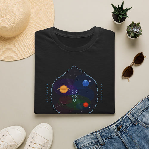 Galaxy Graphic T‑Shirt — 'Making Stardust' Cosmic Planet Tee