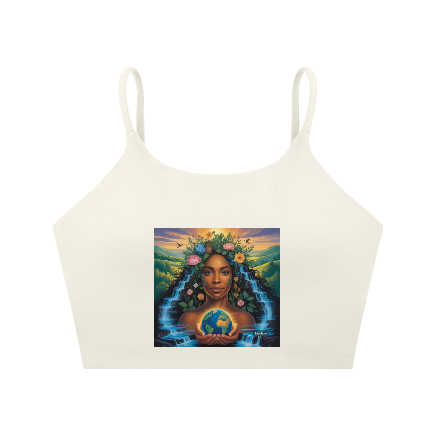 Spaghetti Strap Yoga Sports Bra