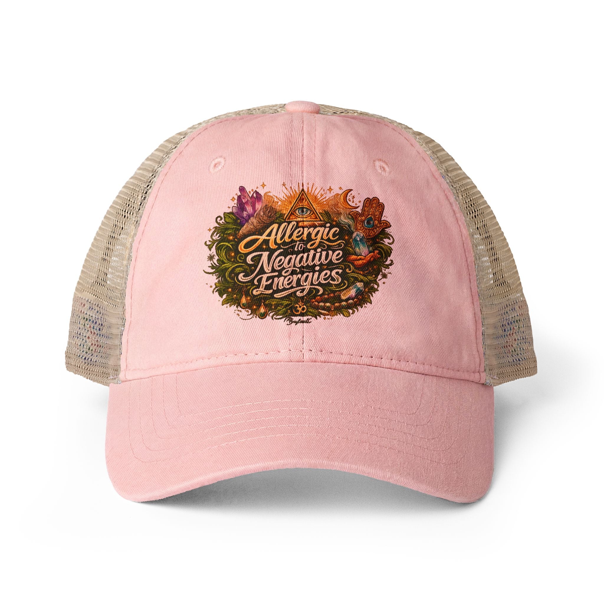Women's Washed Mesh-Back Cap