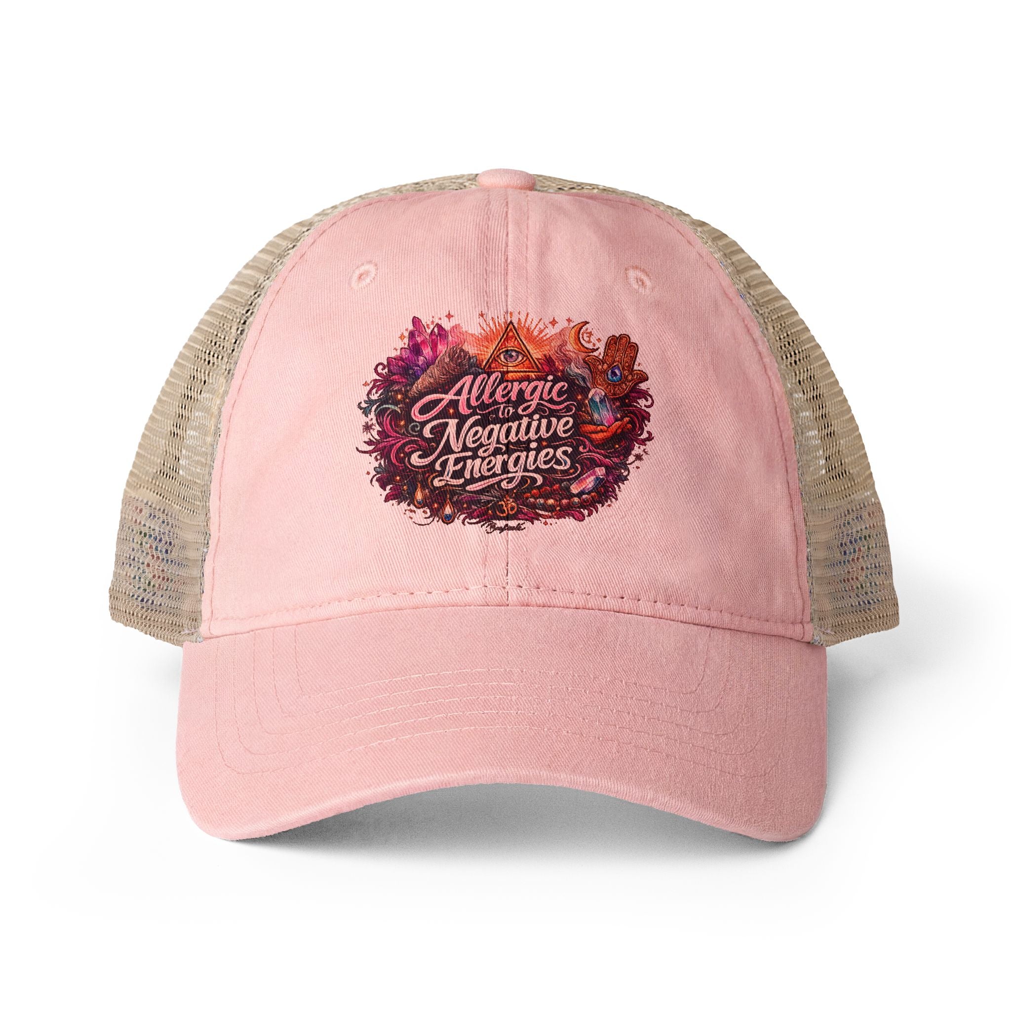 Women's Washed Mesh-Back Cap
