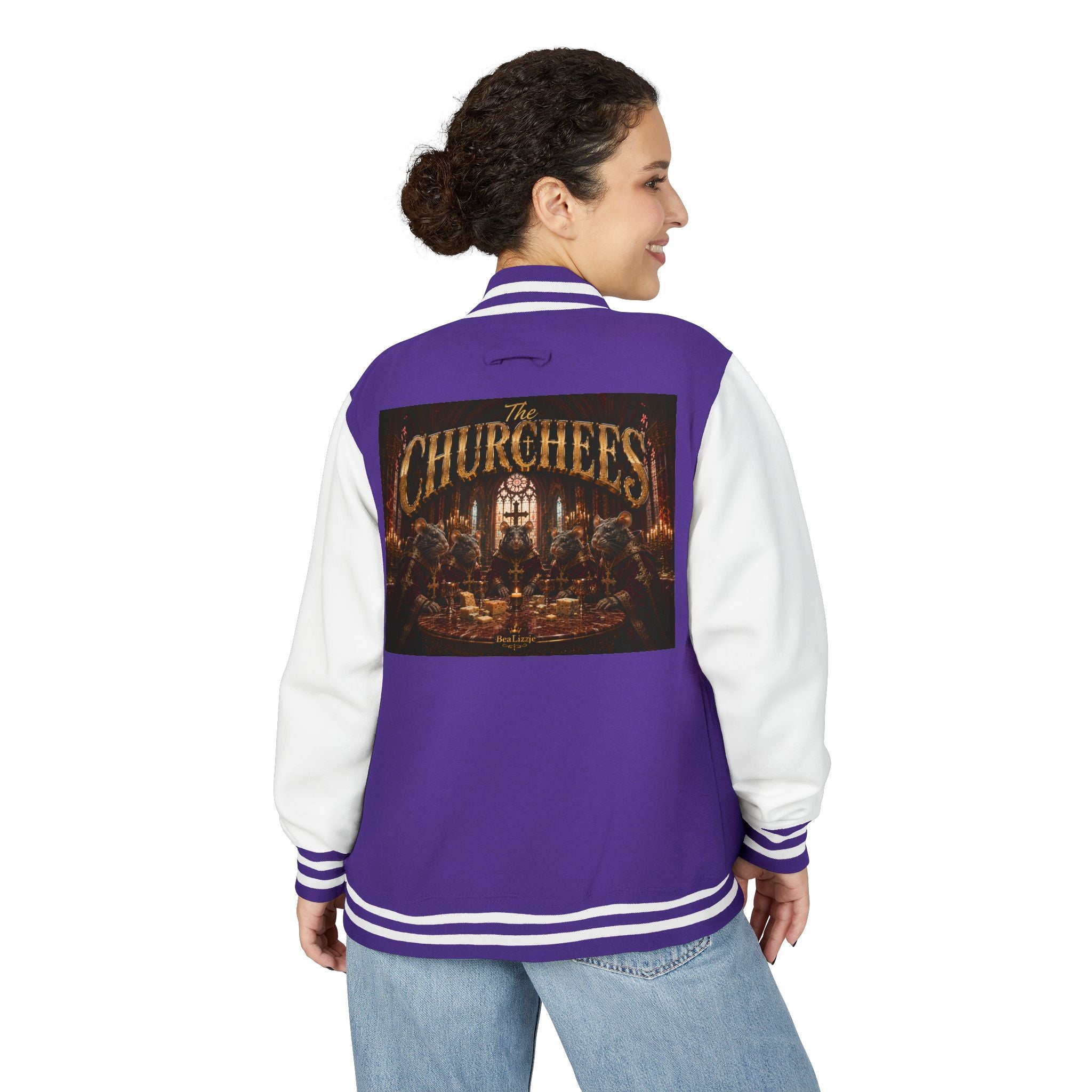 Letterman Jacket — The Churchees Vintage Band Logo Varsity Jacket