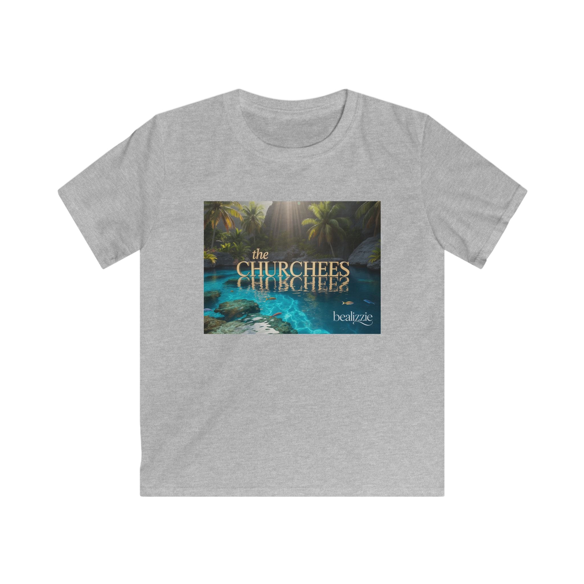 T-shirt Enfant — Motif tropical « The Churchees » Nature (Belize)