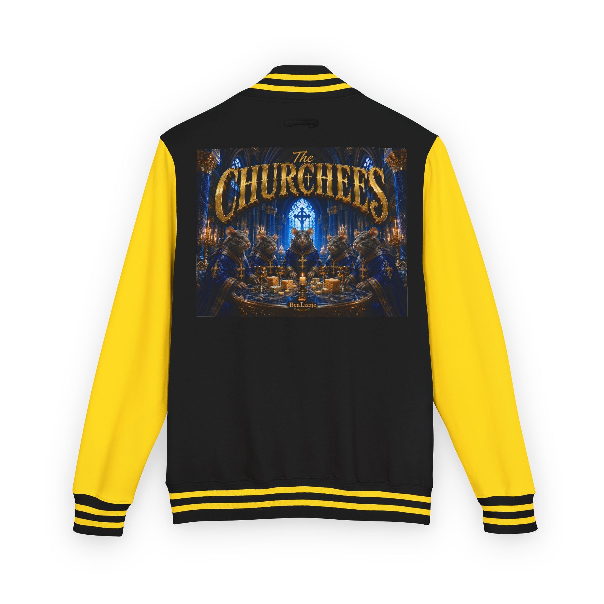 The Churchees Logo Letterman Jacket — Retro Band Varsity Jacket