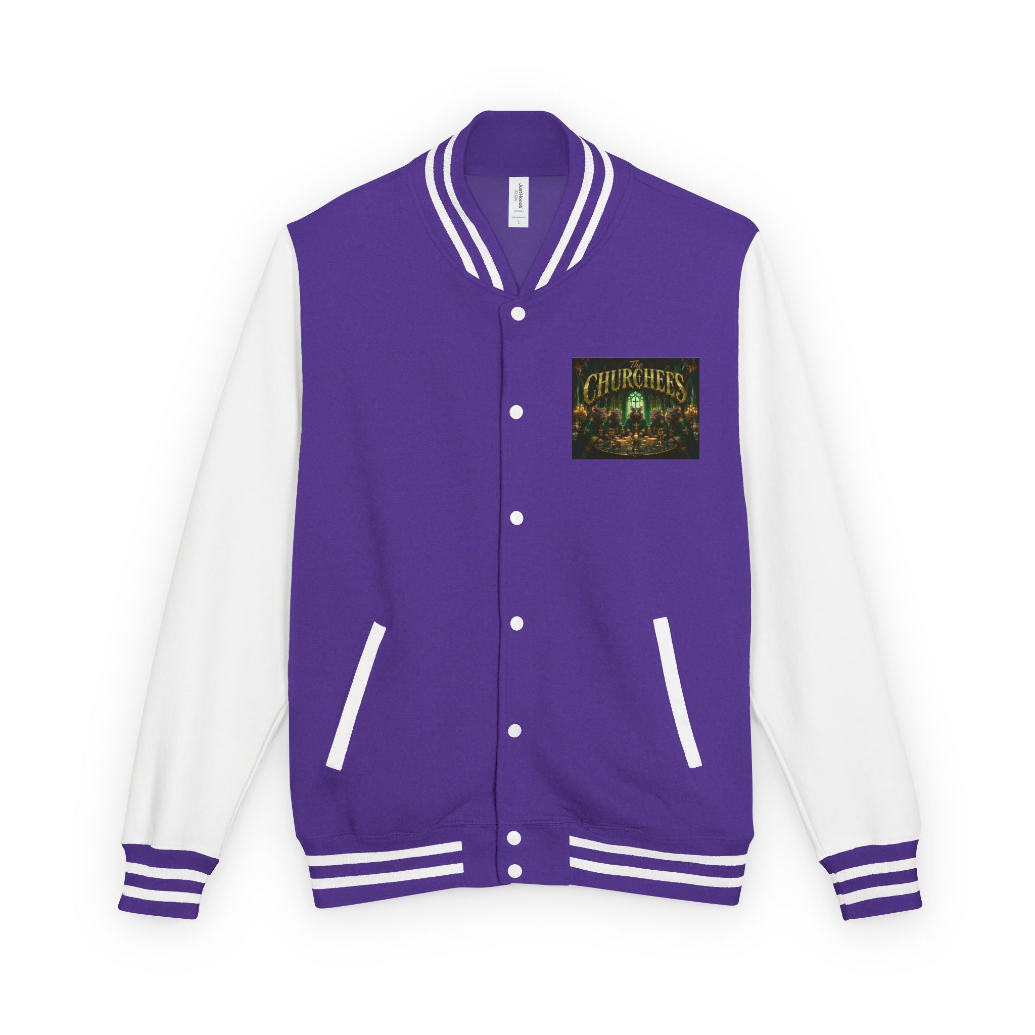 Letterman Jacket — The Churchers Band Logo Varsity Jacket