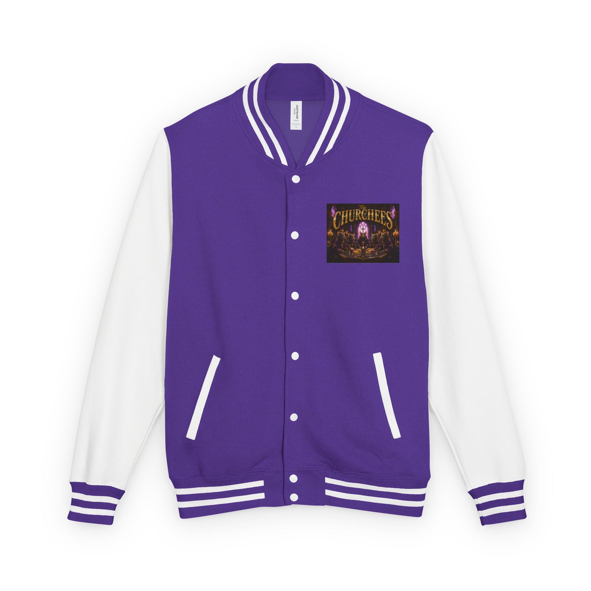 Letterman Jacket — The Churchees Gothic Band Varsity Jacket