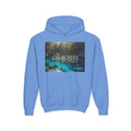 Youth Hoodie – "the CHURCHEES" Tropical Pool Graphic Sweatshirt