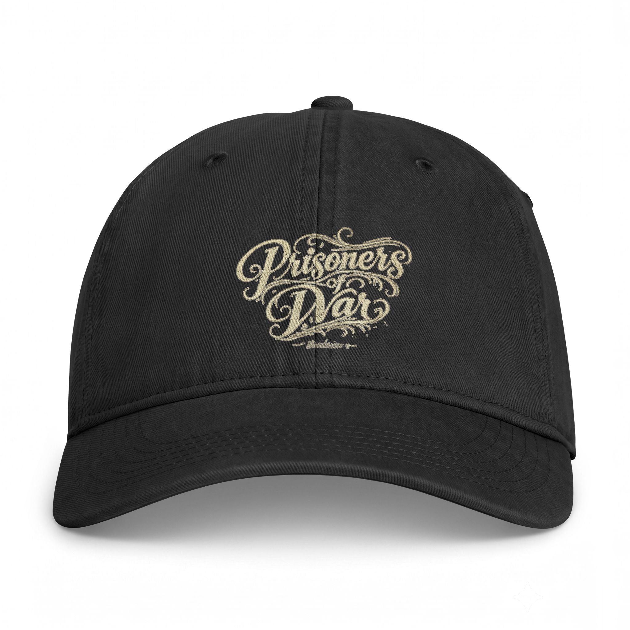 Coastal Washed Cap — Vintage Script Beach Dad Hat
