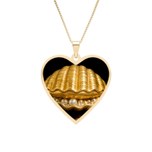 Heart Frame Photo Pendant