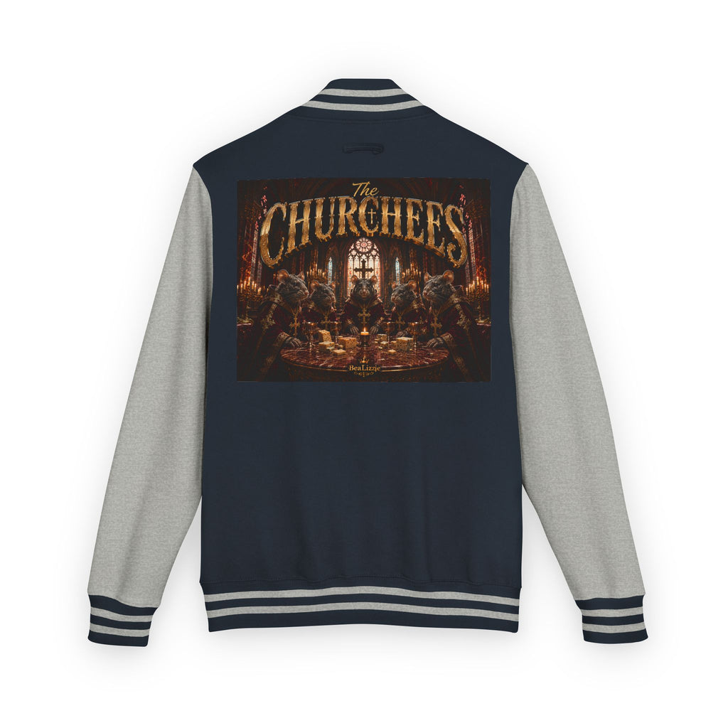 Letterman Jacket — The Churchees Vintage Band Logo Varsity Jacket