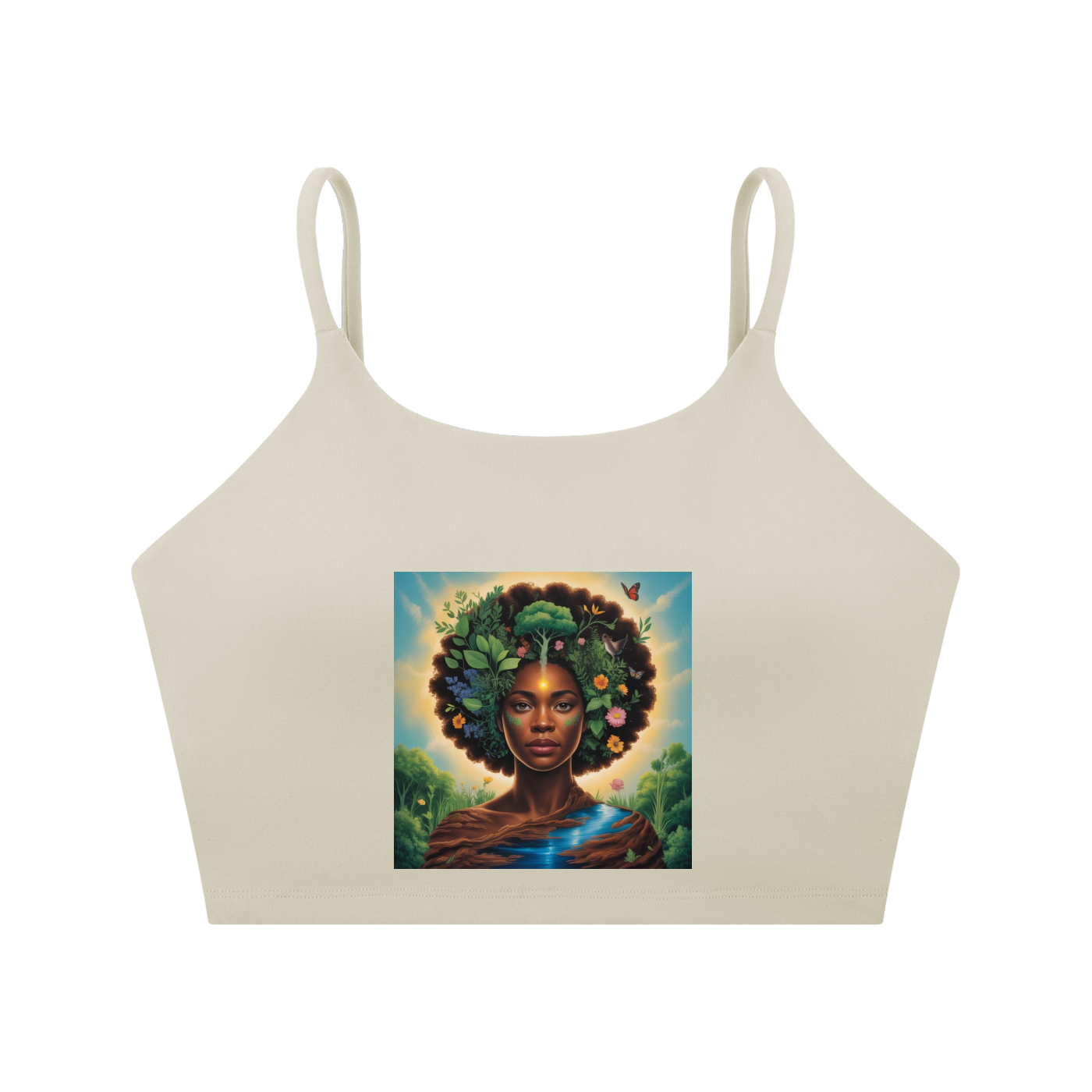 Spaghetti Strap Yoga Sports Bra